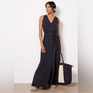 Evereve Splendid Kelly Maxi Women’s‎ Dress Black Size Small